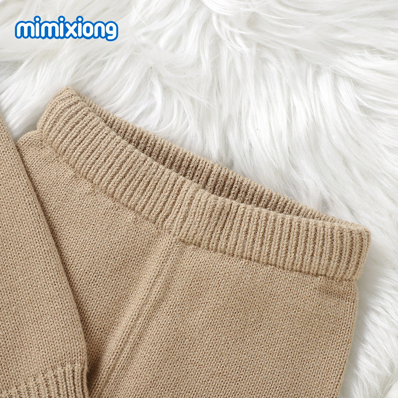 Baby Strickset Oberteil und Hose – Bild 4 | LuxeStyle