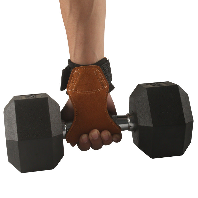 Gewichtheben-Handschuhe mit Leder