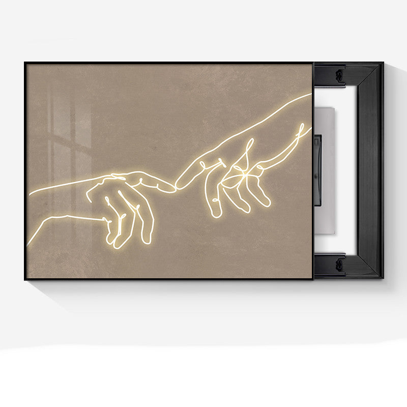 Abstrakte Linien Wandbild