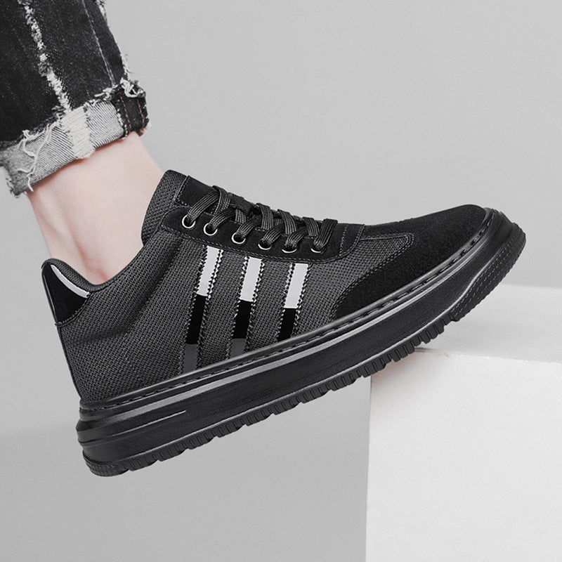 High-Top Board Sneaker mit Plattformabsatz – Bild 8 | LuxeStyle