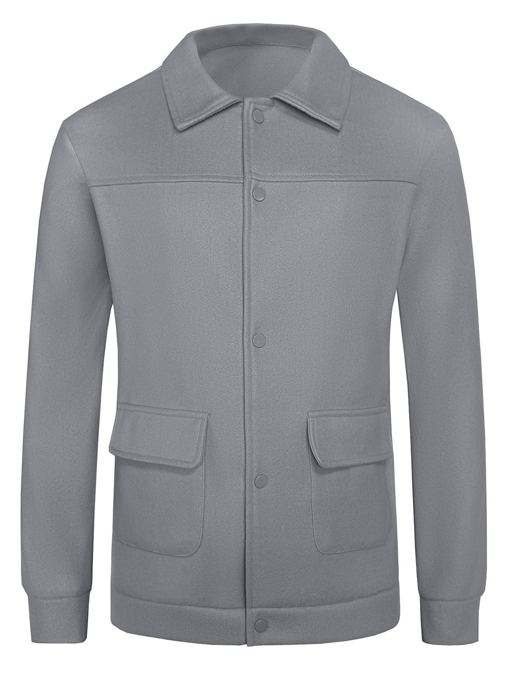 Freizeit-Wolljacke mit Revers für Herren – Bild 6 | LuxeStyle