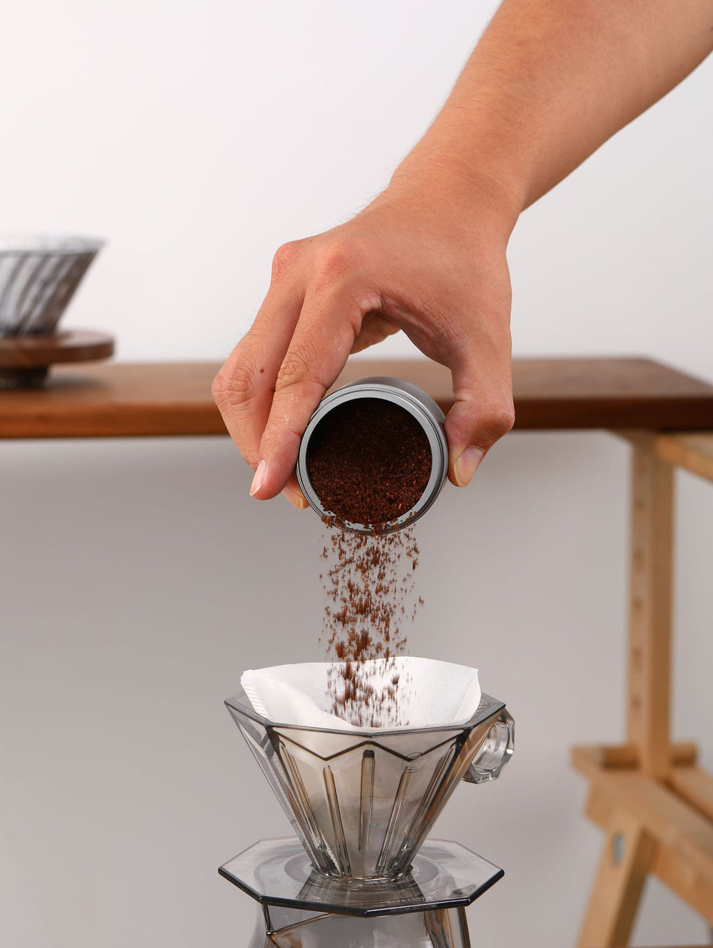 Kabellose Kaffeemühle mit USB-Ladefunktion