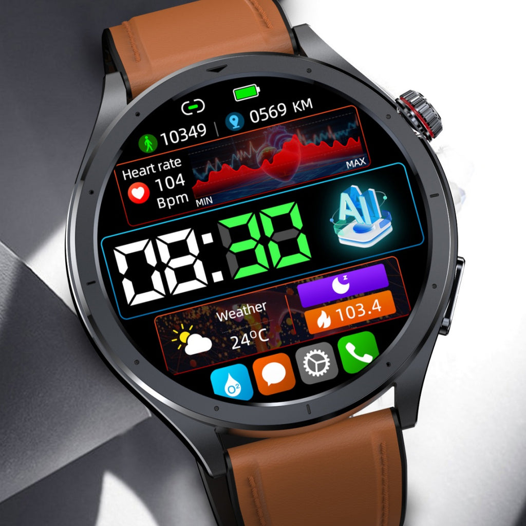Smartwatch mit Gesundheits- und Anruffunktion