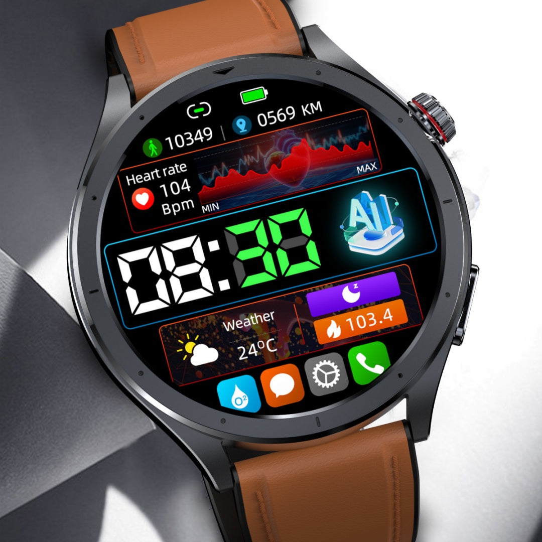 Smartwatch mit Gesundheits- und Anruffunktion