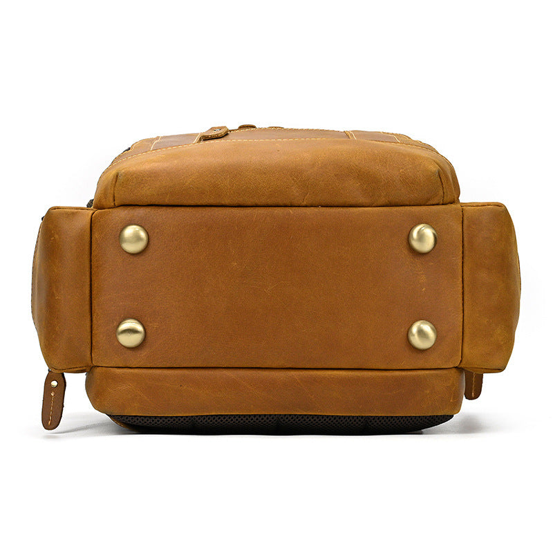 Lederrucksack Retro – Grosses Fassungsvermögen