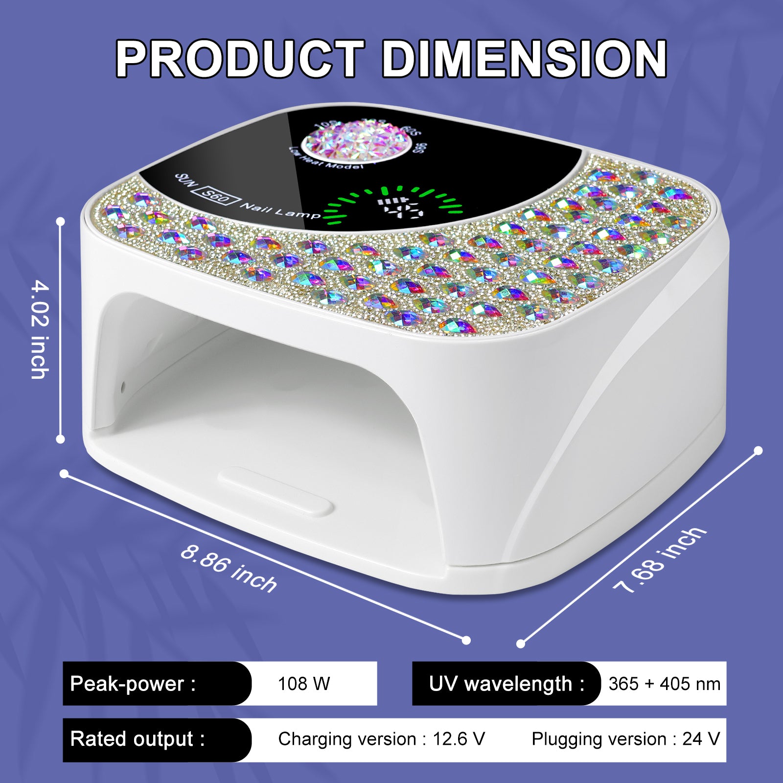 Kabellose UV/LED Nagellampe für Gel-Nägel