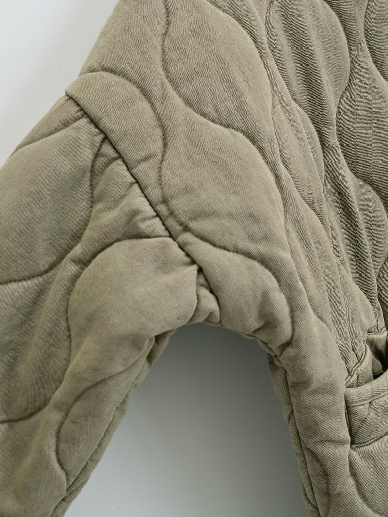 Gefütterte Baumwolljacke für Damen