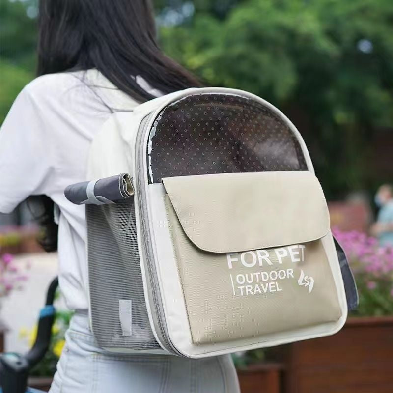 Tier-Rucksack aus PVC Oxford 37x25x34 cm – Bild 7 | LuxeStyle