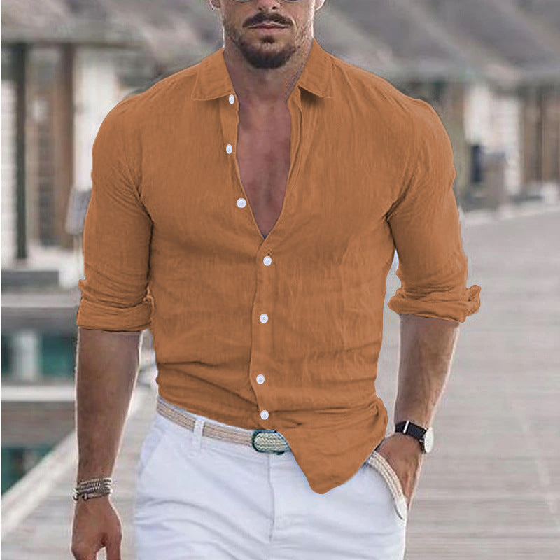 Herren Hemd aus Baumwolle und Leinen – Bild 18 | LuxeStyle
