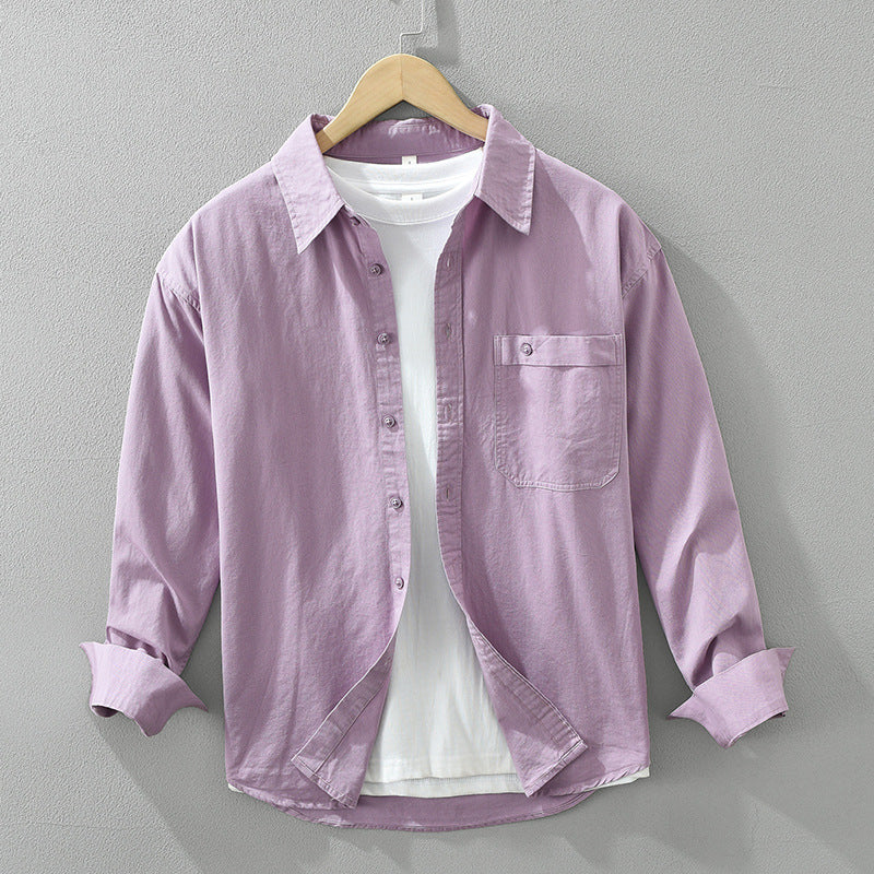 Herren-Langarmshirt im japanischen Stil – Bild 2 | LuxeStyle