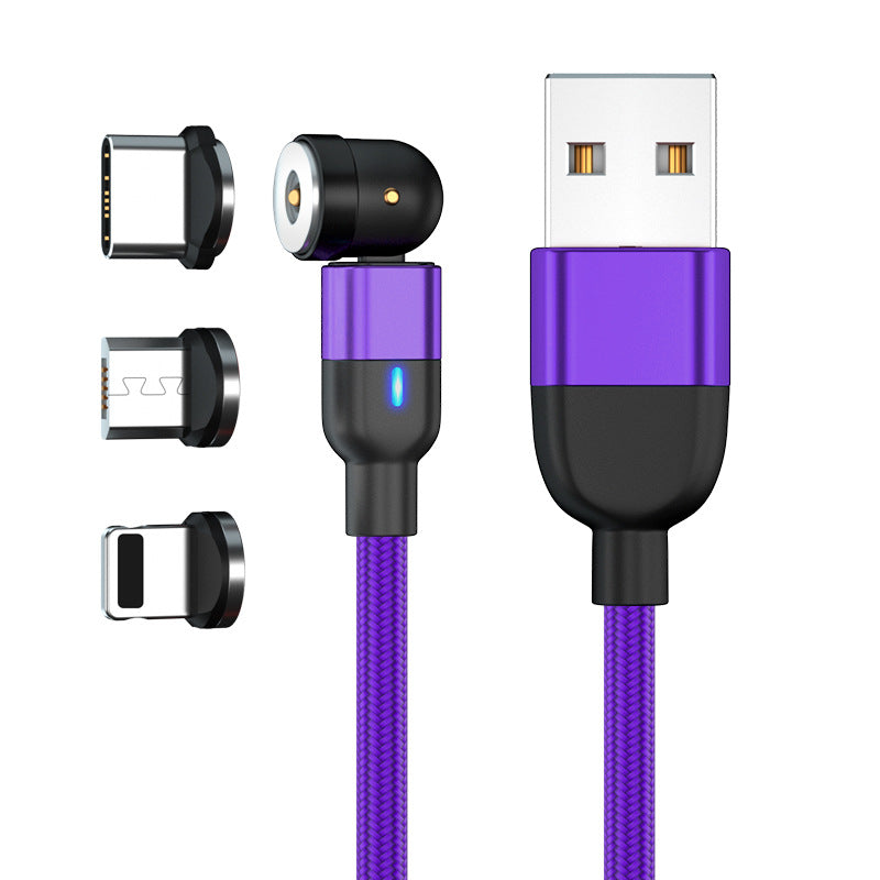 Magnetisches 3-in-1 Ladekabel (540° drehbar)