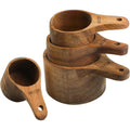 Messlöffel-Set aus Akazienholz, 4-teilig | LuxeStyle
