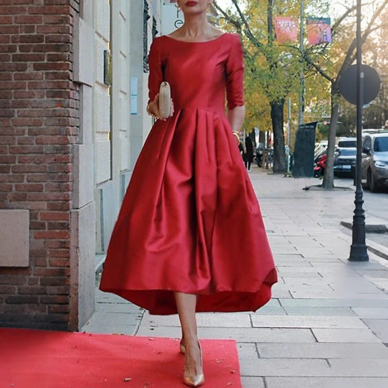 Etuikleid Slim-Fit Abendkleid – Bild 4 | LuxeStyle