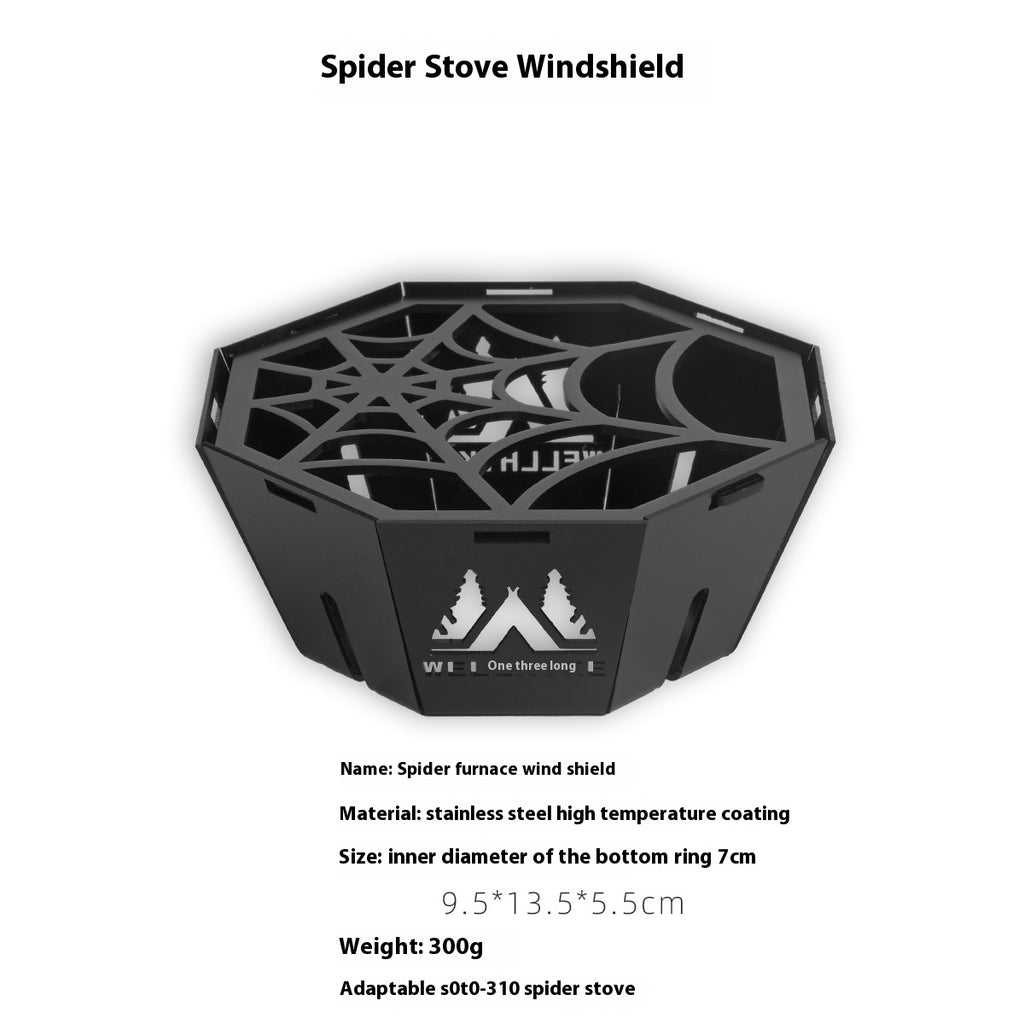 Blackened Spider Campingkocher, faltbar
