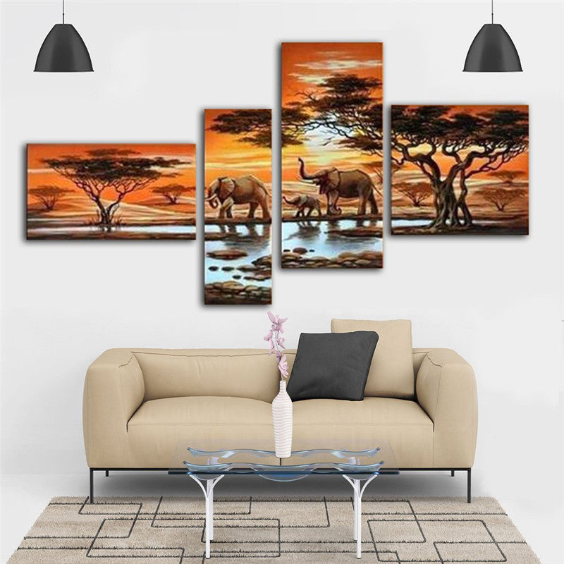 DIY Diamond Painting: Vier Bilder in Serie