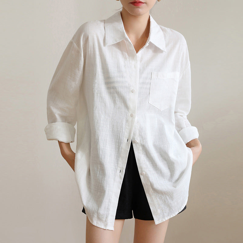 Sonnen-Cardigan aus Baumwoll-Leinen – Bild 2 | LuxeStyle