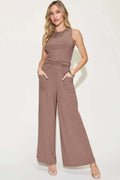 Elegantes 2-teiliges Set: Weste & weite Hose