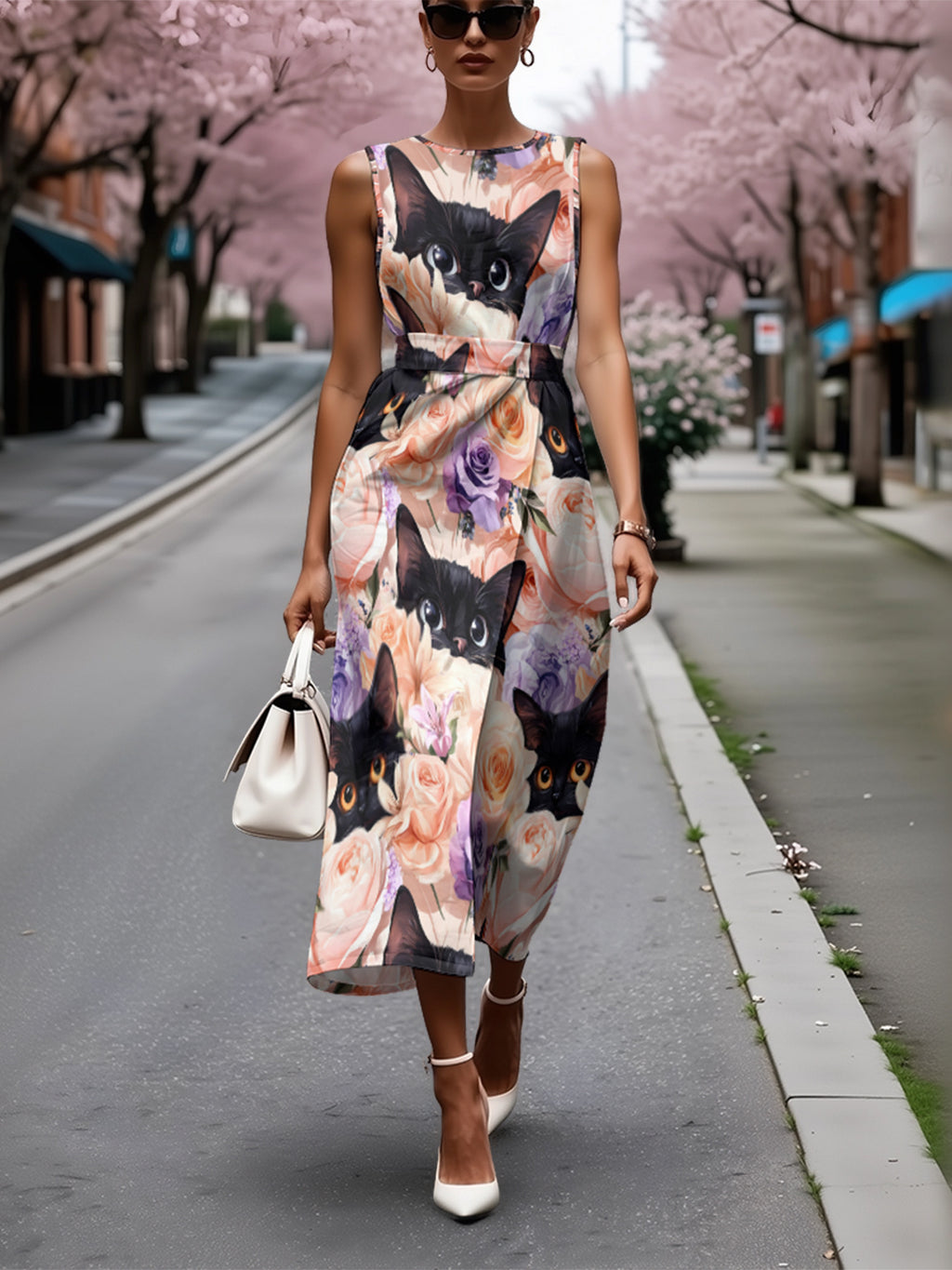 Elegantes ärmelloses Kleid
