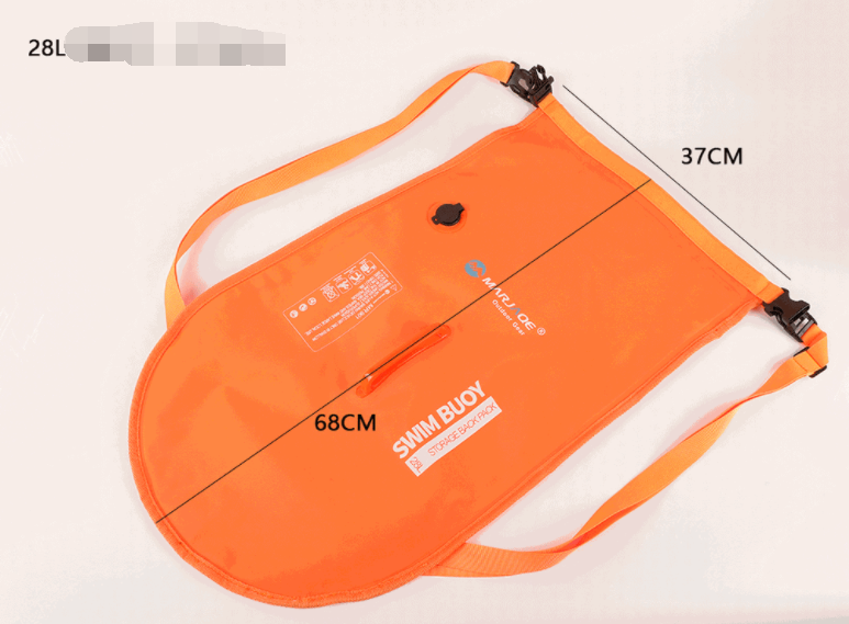 Schwimmboje mit Doppelairbag & Rucksack – Bild 5 | LuxeStyle