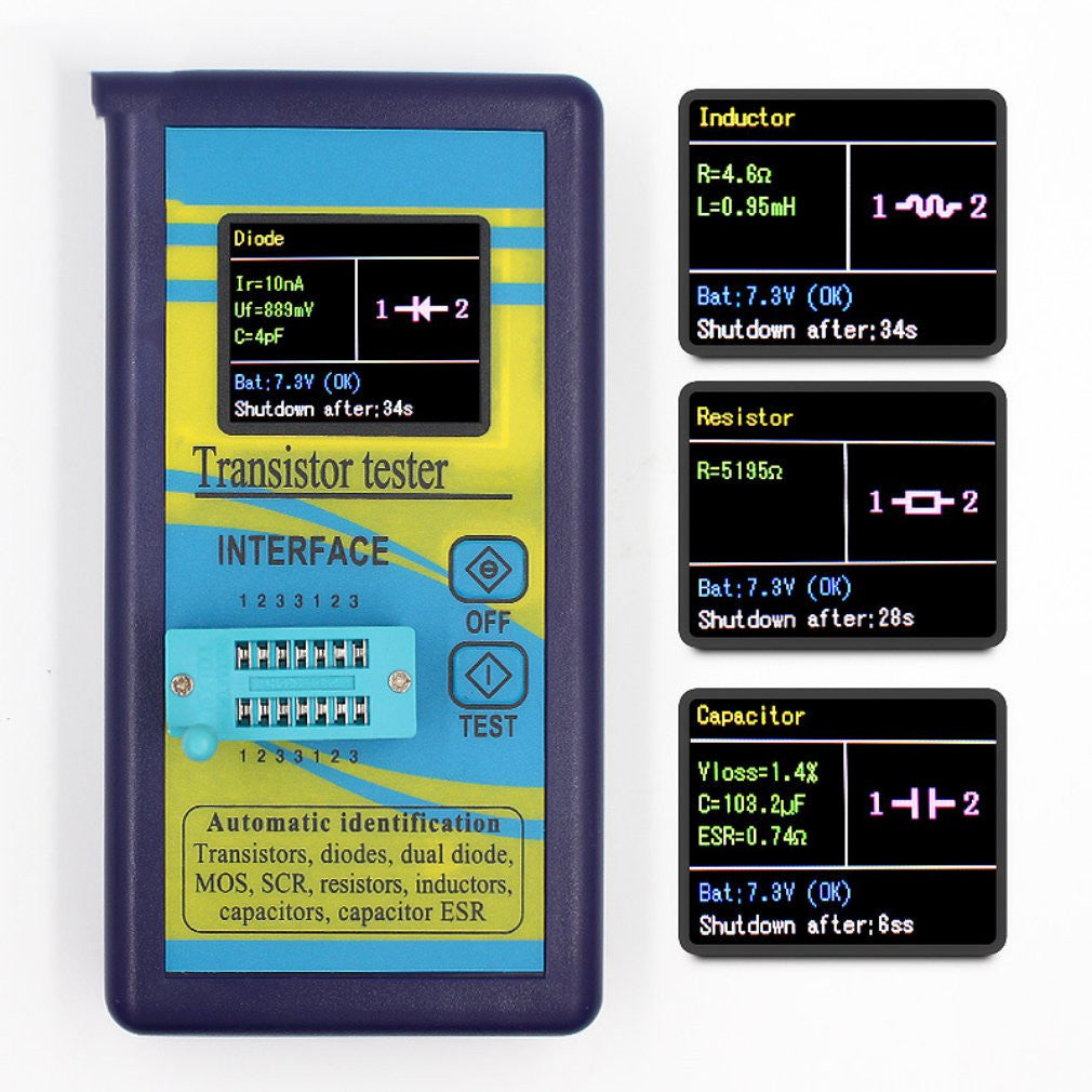 M328 Transistor-Tester mit Farbdisplay | LuxeStyle