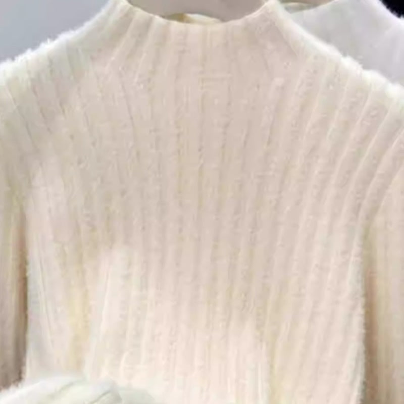 Mink-Woll-Stricktop