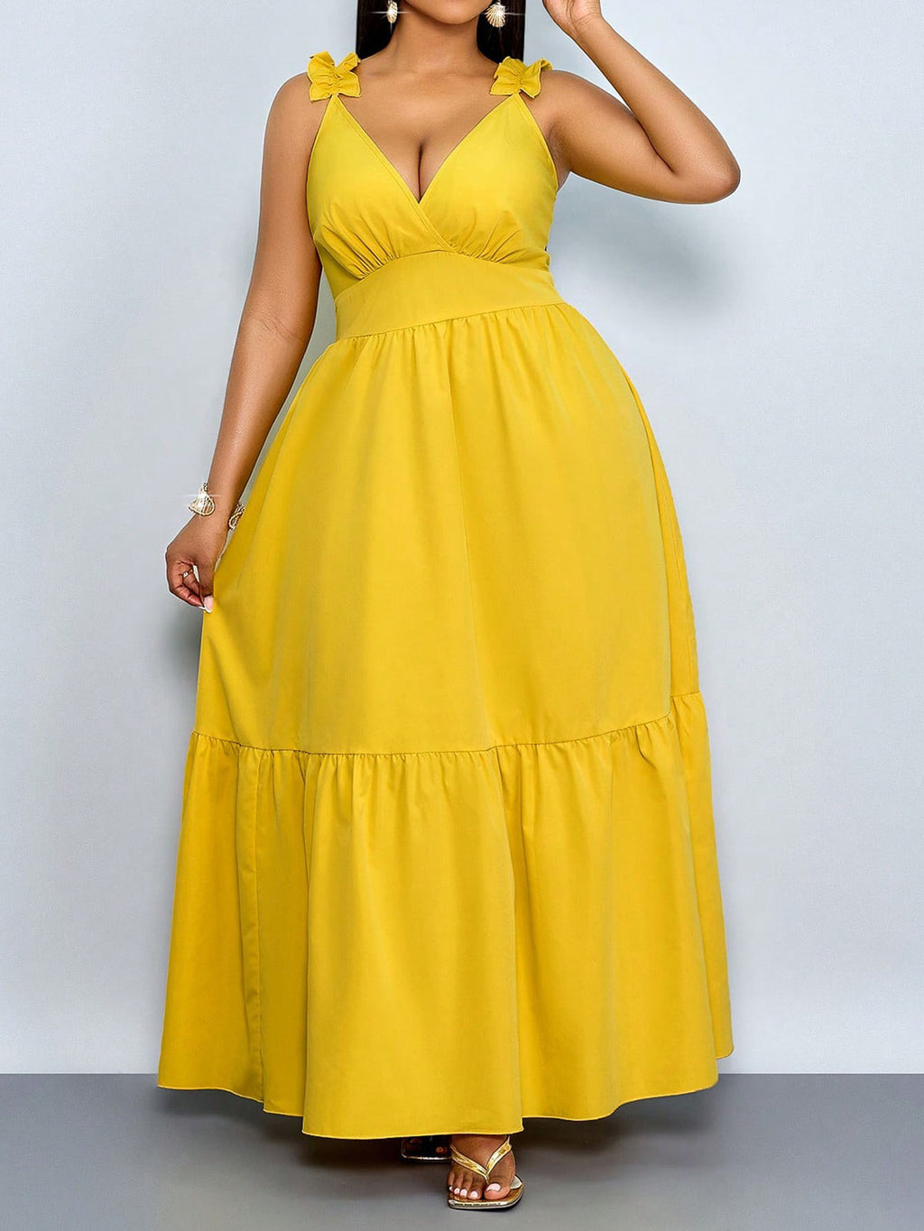 Elegantes A-Linien Midikleid für Damen