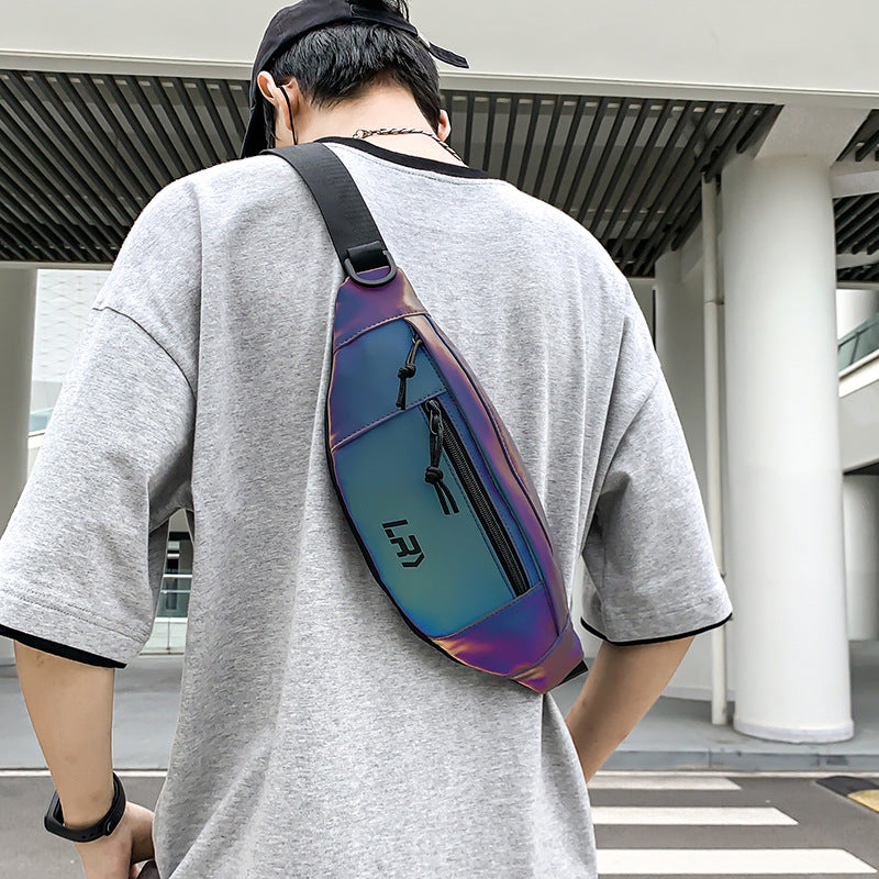 Schultertasche mit Reflektor für Radfahrer – Bild 5 | LuxeStyle