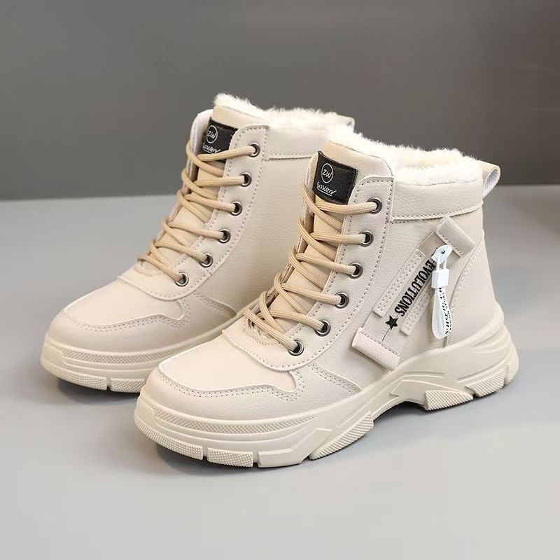 Gefütterte, wasserdichte Baumwollschuhe für Damen