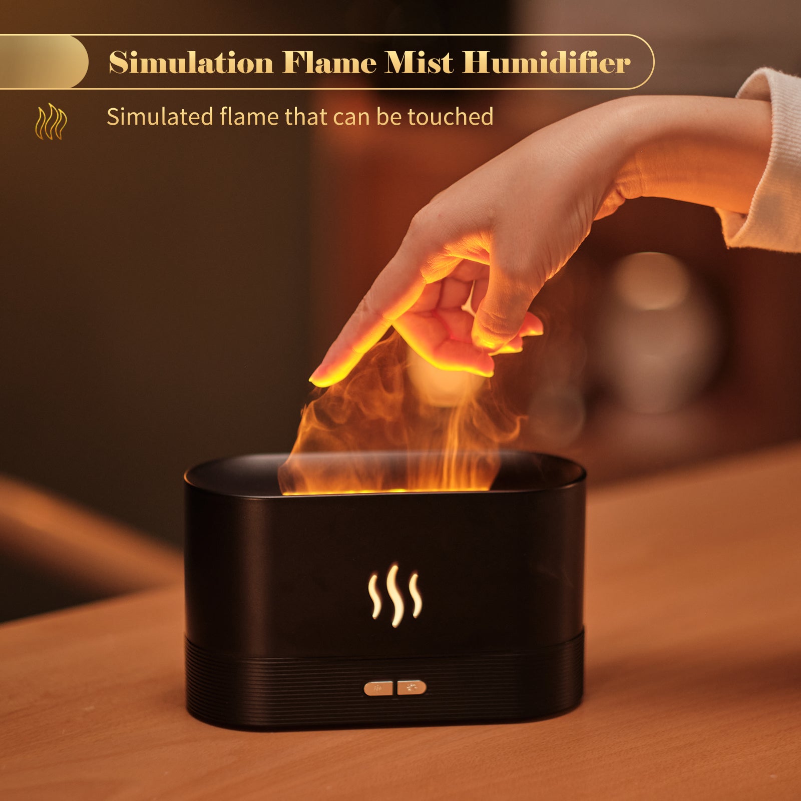 Aroma Diffuser mit Flammeneffekt