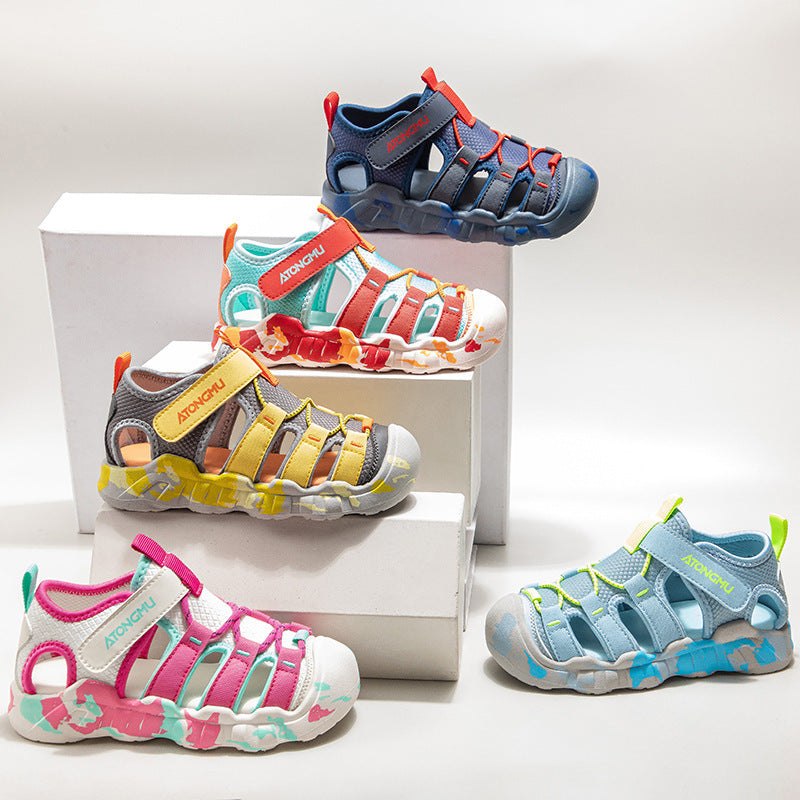 Kinder-Outdoorsandalen mit geschlossener Zehenpartie