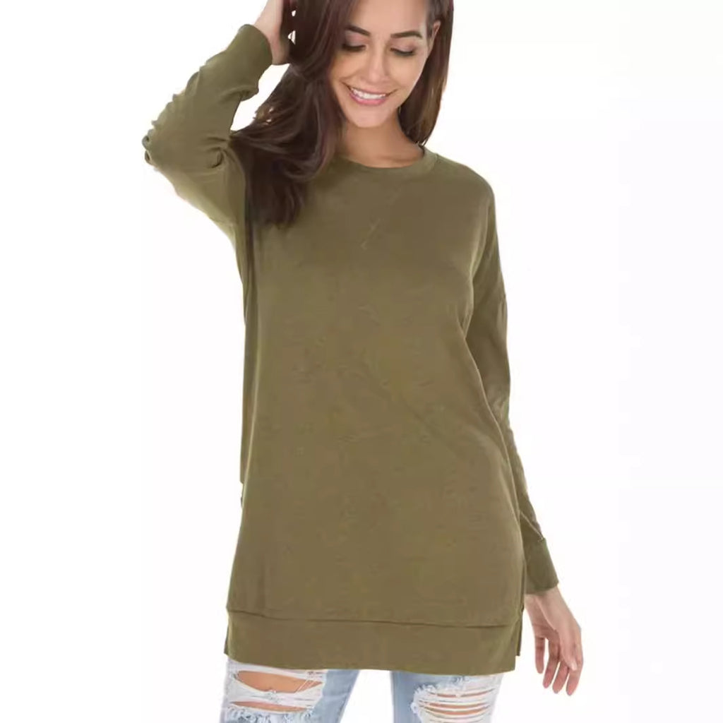 Pullover mit Kettendetail und Rundhalsausschnitt