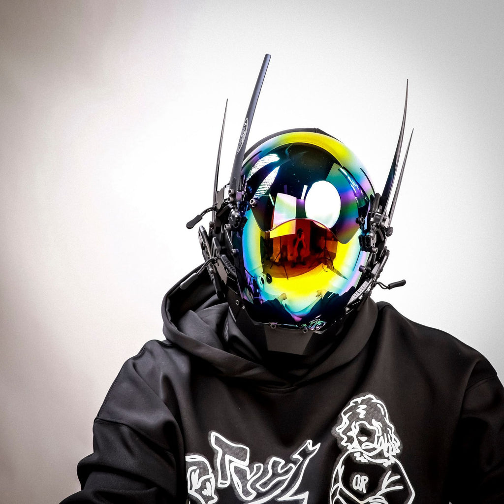 Tech-Style Ganzgesichtsmaske Gold Wings – Bild 3 | LuxeStyle