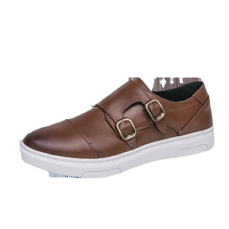 Herren Lederschuhe mit Schnalle – Bild 6 | LuxeStyle