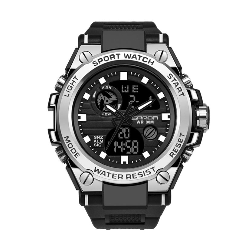 Sportliche Dual-Display Quarzuhr für Herren – Bild 2 | LuxeStyle