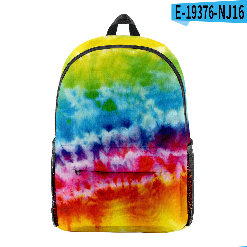 Tie-Dye Rucksack mit Digitaldruck – Bild 6 | LuxeStyle