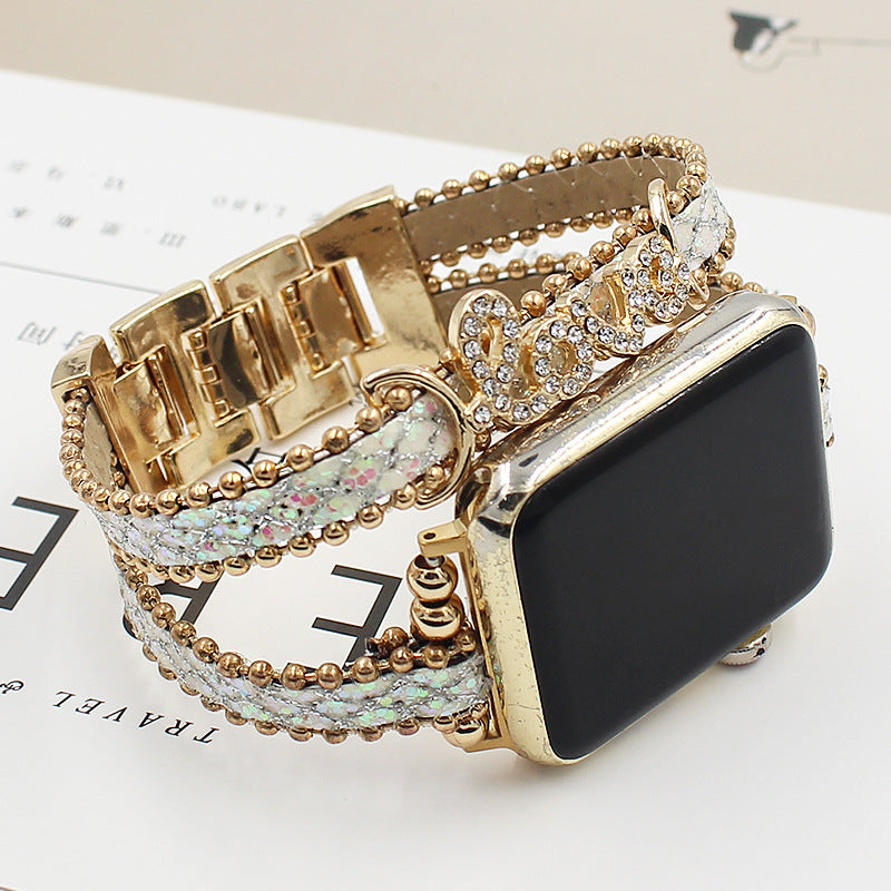 Smartwatch-Armband aus Imitation-Leder – Bild 8 | LuxeStyle