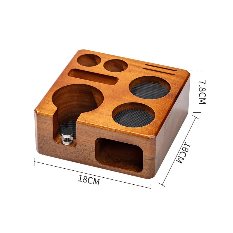 Walnut-Tamper-Aufbewahrung