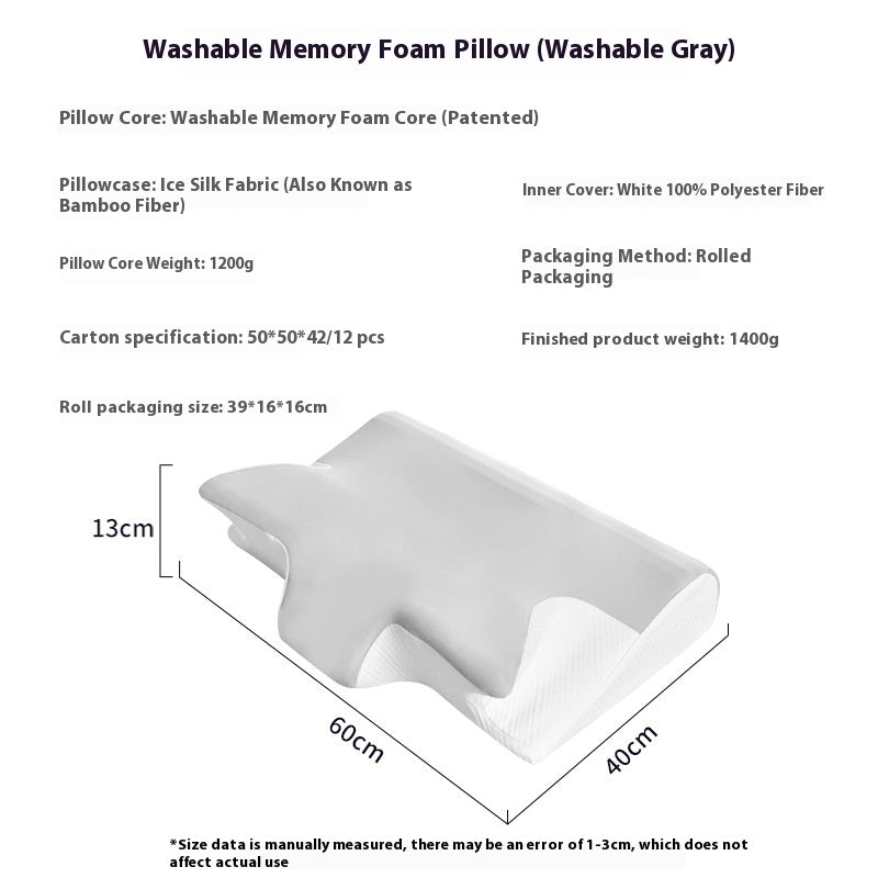 Waschbares Memory-Schaum-Kissen – Bild 5 | LuxeStyle