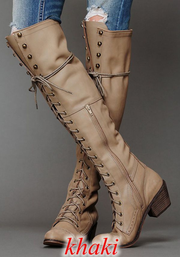 Overknee-Stiefel mit Rundspitze – Bild 7 | LuxeStyle