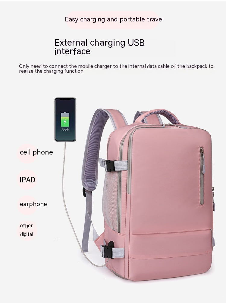 Leichter Damenrucksack mit viel Stauraum – Bild 10 | LuxeStyle