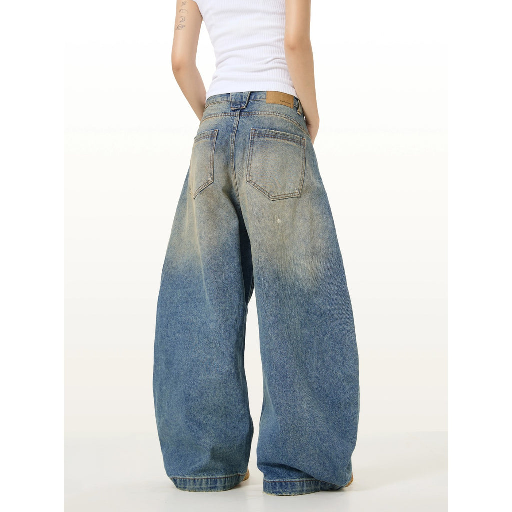 Retro Distressed Scythe Jeans für Herren