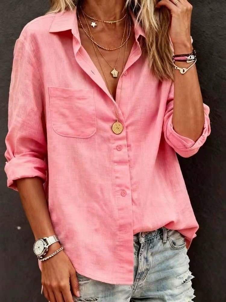 Cardigan aus Baumwolle mit Taschen – Bild 4 | LuxeStyle
