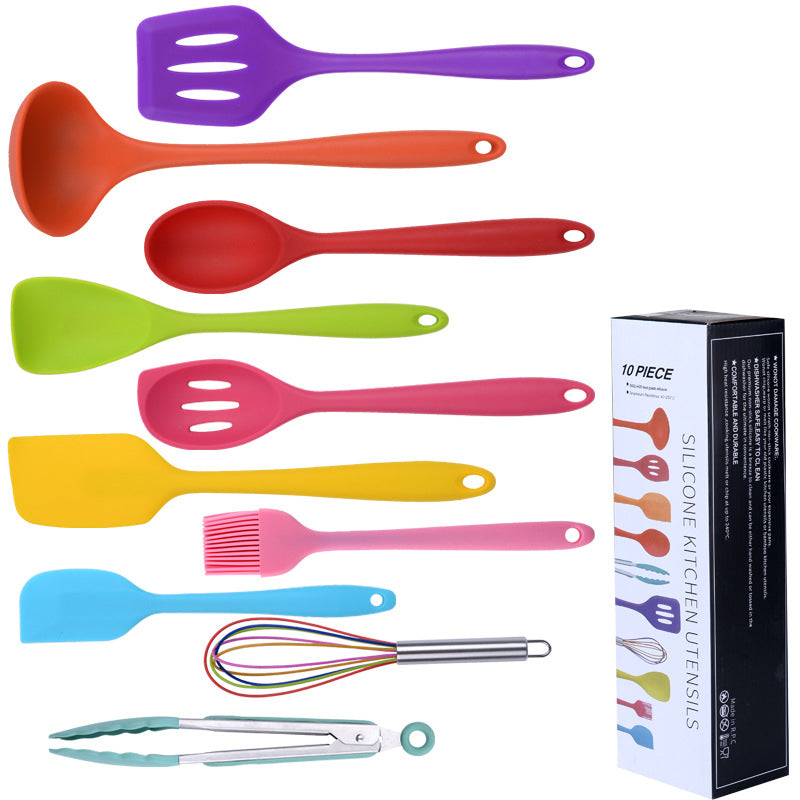 10-teiliges Silikon Küchenhelfer-Set – Bild 6 | LuxeStyle