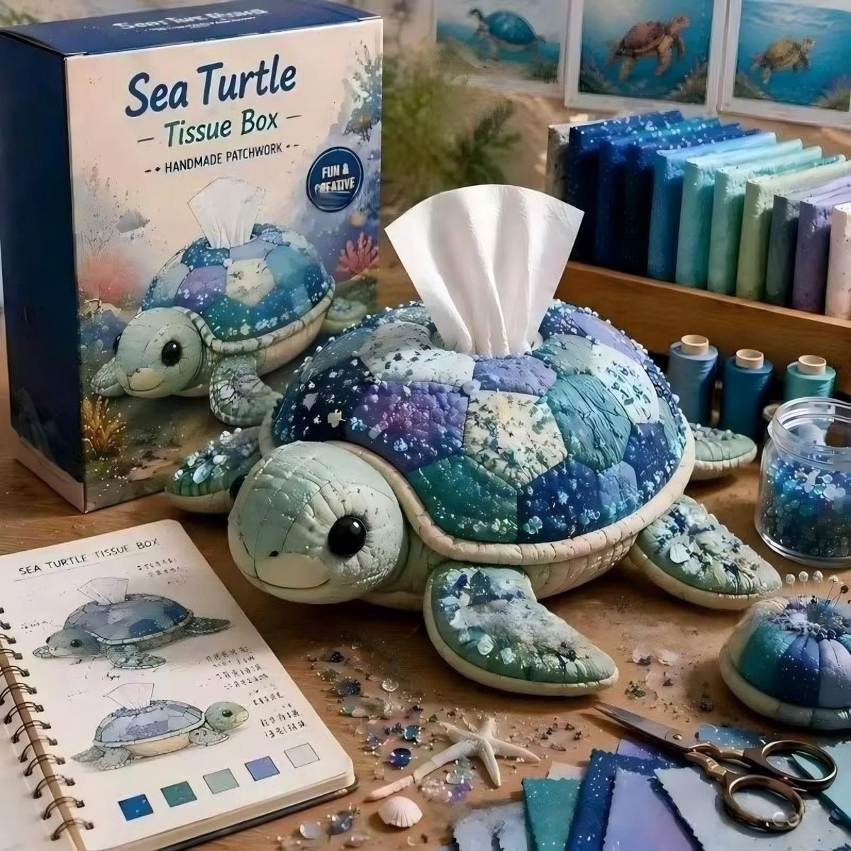Stofftissuebox Tierform