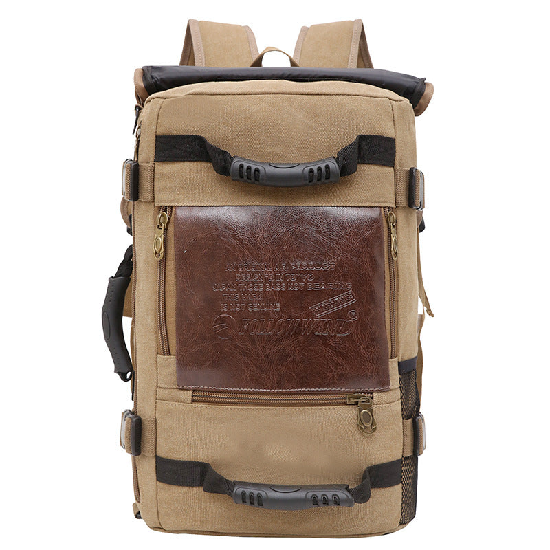 Canvas Rucksack für Reisen und Laptop – Bild 5 | LuxeStyle