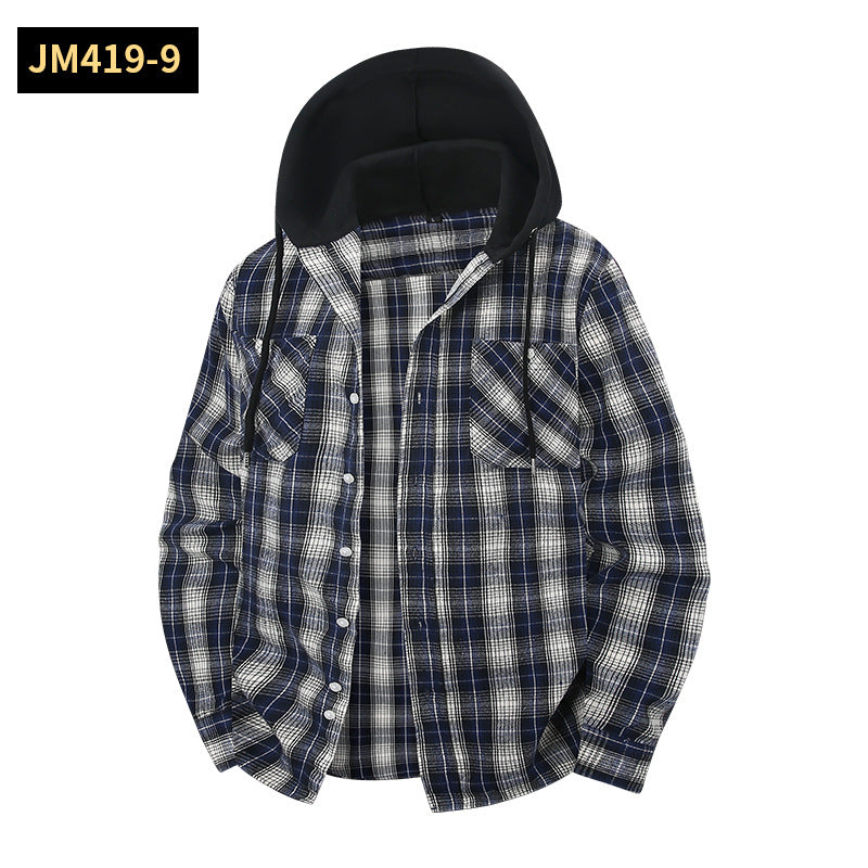 Hoodie mit Plaid-Muster – Bild 6 | LuxeStyle