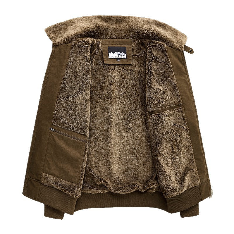 Fleecegefütterte Baumwolljacke für Herren – Bild 8 | LuxeStyle