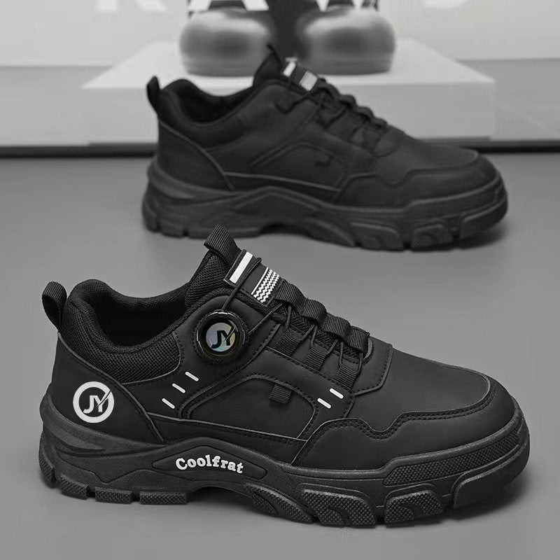 Outdoor Herrenschuhe mit roter Knopf-Details – Bild 6 | LuxeStyle
