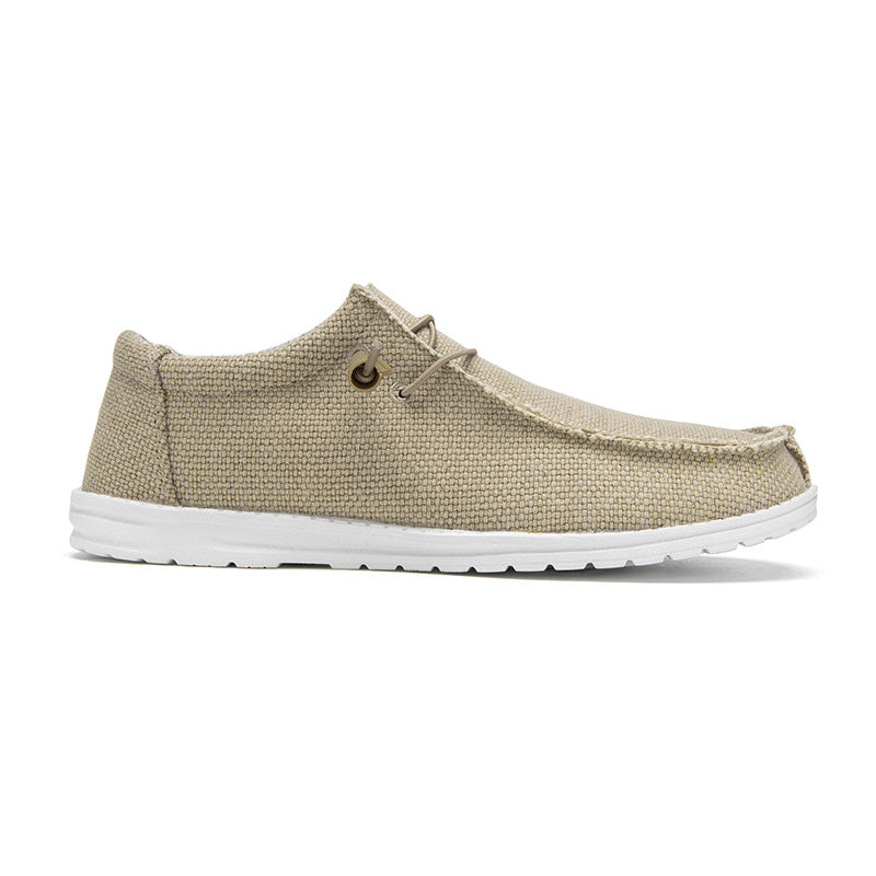 Herren-Slip-on «Sail» · Canvas, leichte Sohle – Ansicht 4