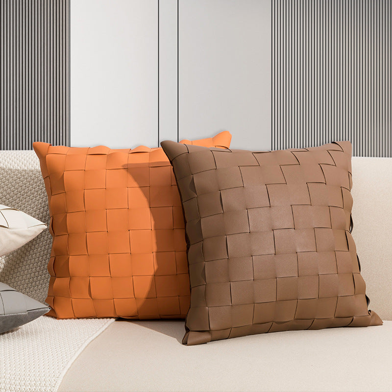 Nordic Kissenbezug mit geometrischem Muster, 45 cm – Bild 1 | LuxeStyle